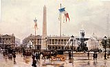 A View of the Place de la Concorde by Ulpiano Checa y Sanz